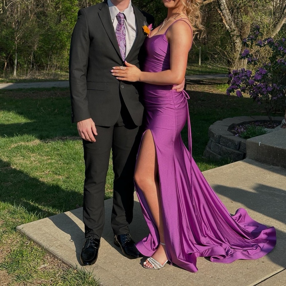 Jovani Radiant Purple Prom Gown